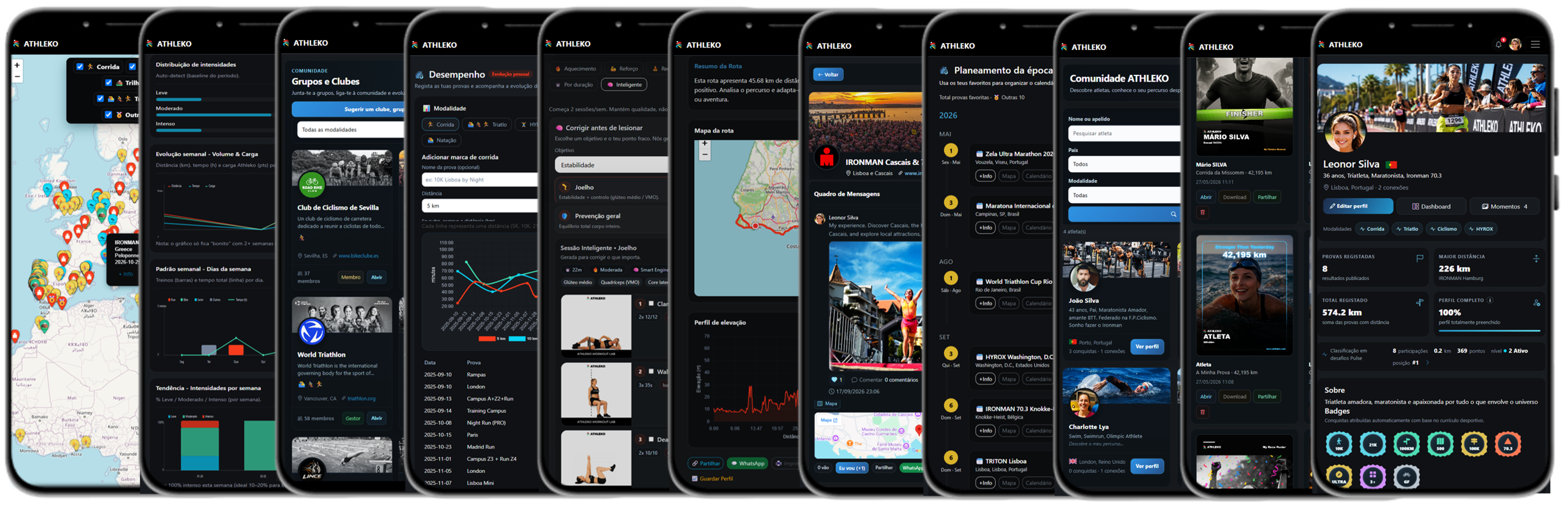 ATHLEKO — iOS and Android app previews